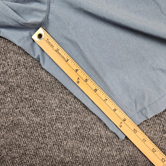 Under Armour UA Mantra Shorts Men's 38 HeatGear Loose Fit Lightweight Blue 10" - Picture 9 of 10